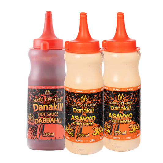 Danakill ASAVYO Chili-Mayo 3er-Bundle + Danakill Dabbahu
