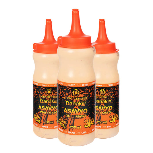 Danakill ASAVYO Chili-Mayo Trio – Feurig-scharfer Genuss im 3er-Set